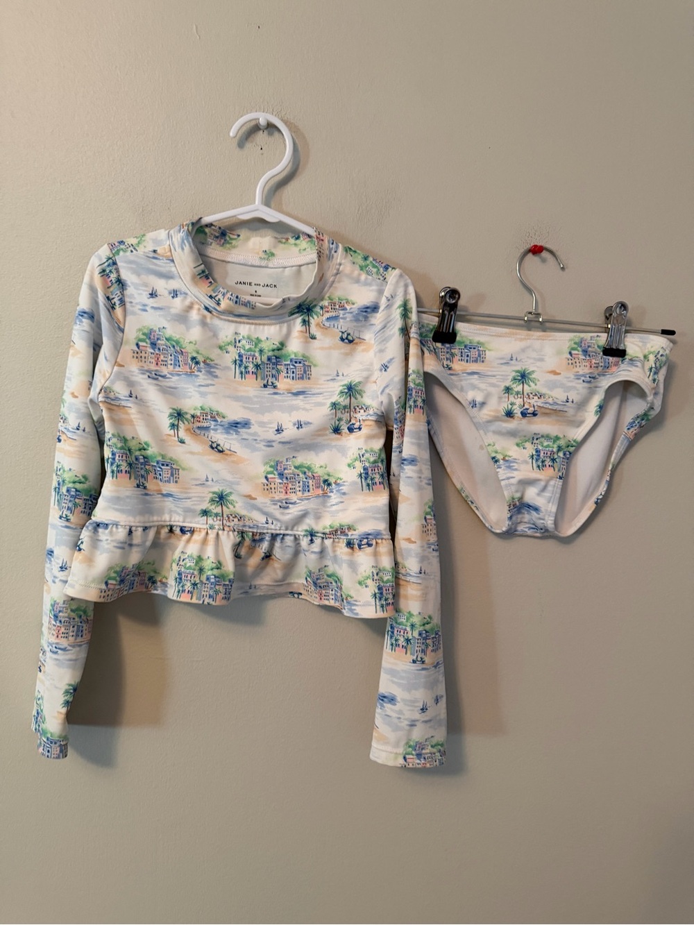 Janie and Jack Resort Theme Rashguard and Bottomd